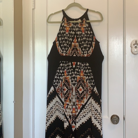 New Chico’s Mixed Tribal Sierra Maxi Dress 1 Med - Picture 5 of 10